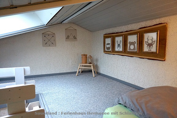 Sauerland : Ferienhaus Hennesee mit Schlafkoje